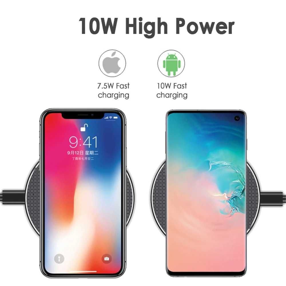 60W бързо безжично зарядно QI за Apple Iphone, Samsung, Huawei, Xiaomi