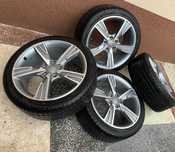 Jante + anvelope iarna Audi S3 RS3 A3 18" Originale VW Golf 7 8 R GTI