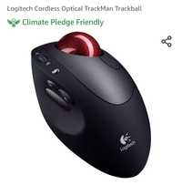 vand Mouse T-RB22 Logitech Trackman Wheell Wireless Trackball Cordless
