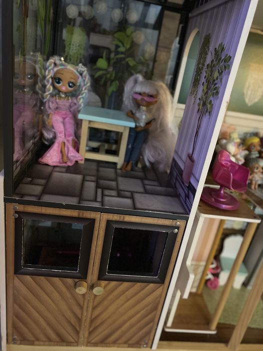Casuta papusi KinderKraft originala + papusi LOL , mini+ OMG