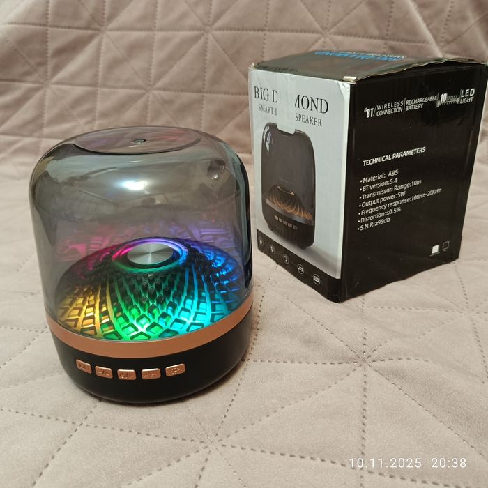 Bluetooth speaker, Безжична тонколона  малка подходяща за деца.
ЗА ВР