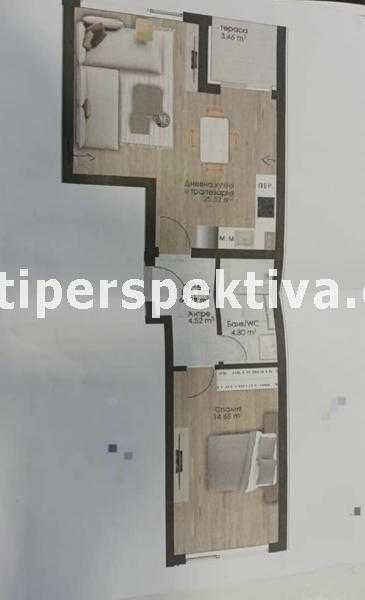 Продава се Двустаен апартамент в Пловдив, Христо Смирненски - 75 кв.м за 1267 €/кв.м - Снимка #14