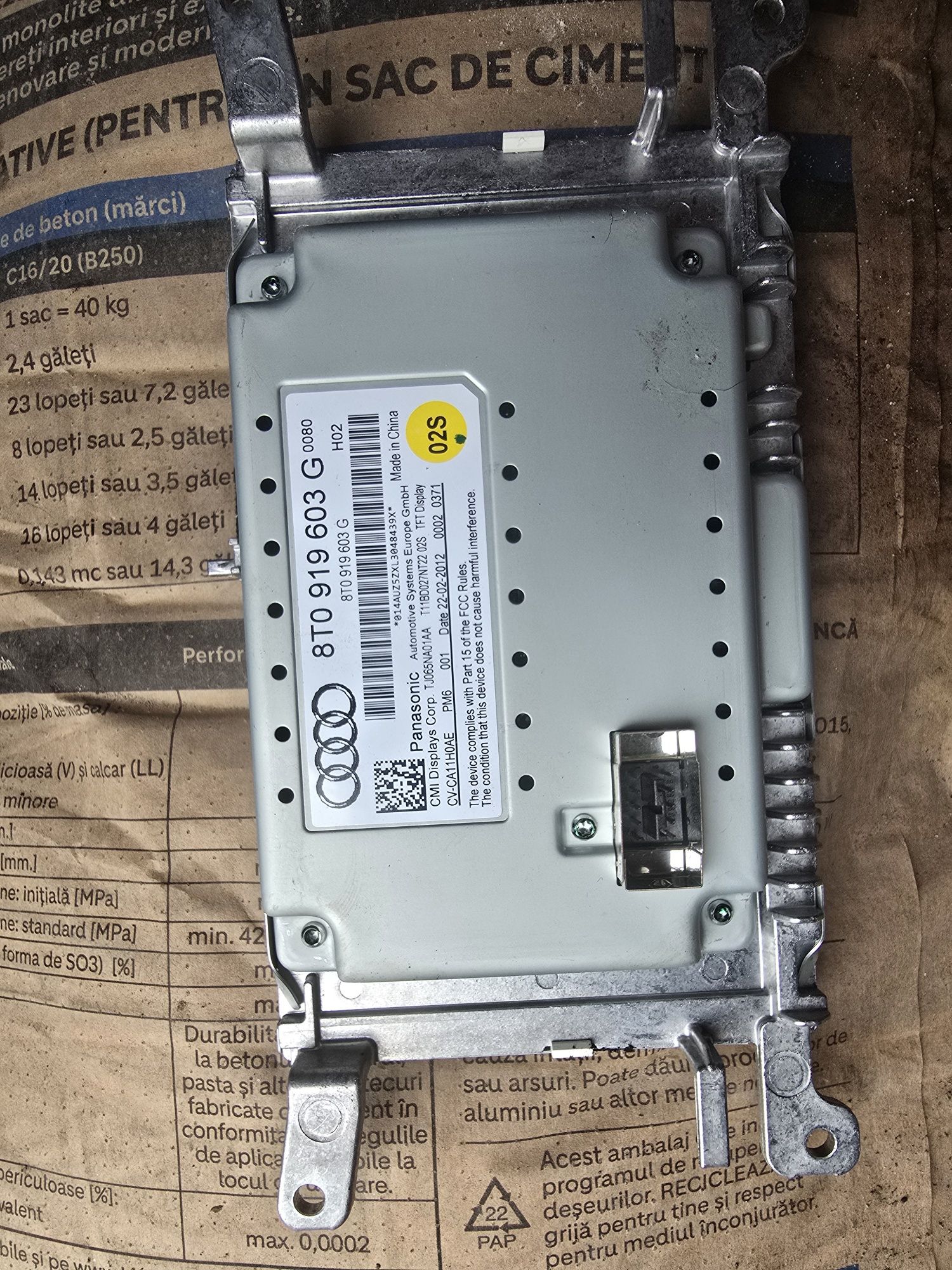 Ecran mmi audi a4