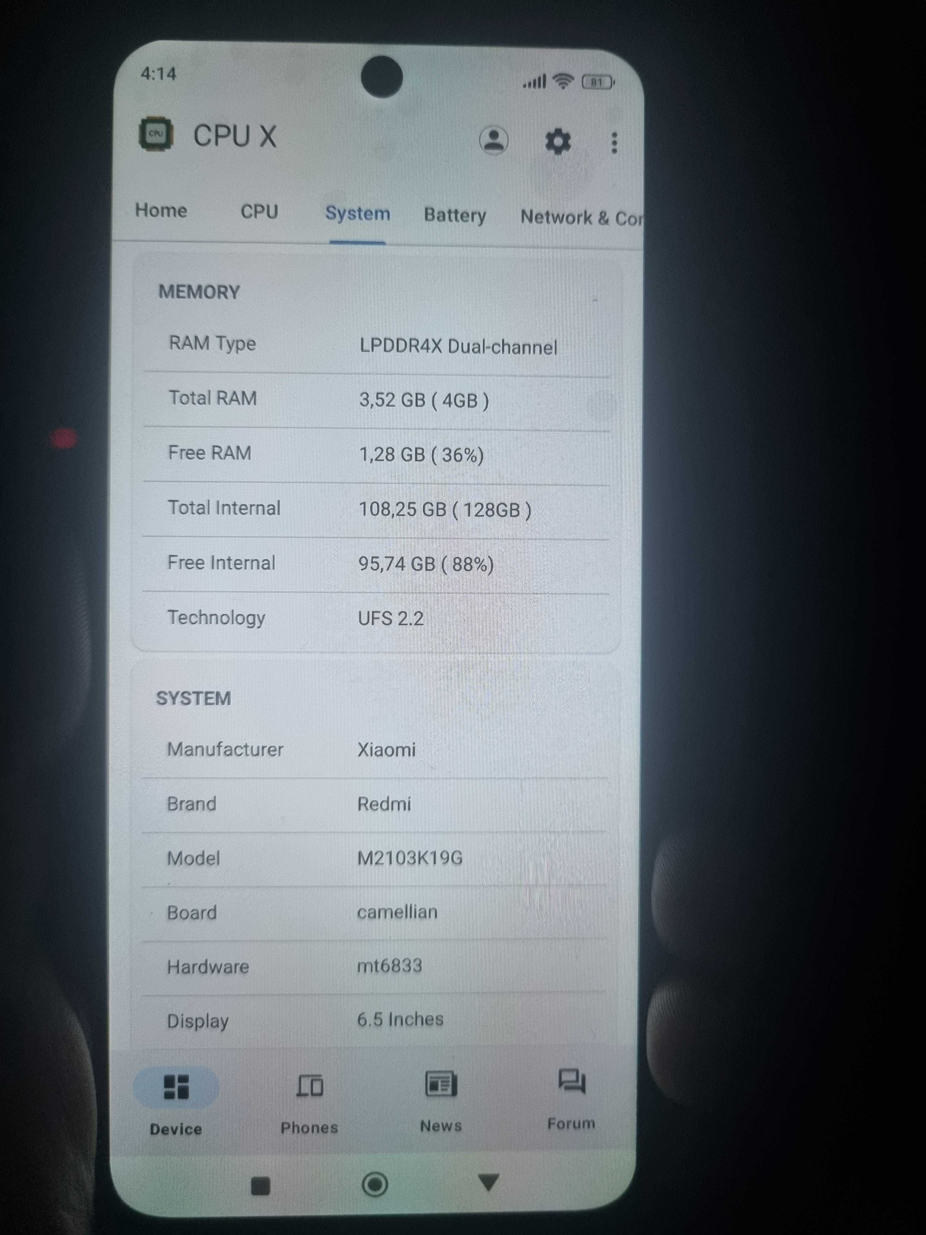 Xiaomi note 10 5g aurora grenn, fara defecte, funcțional