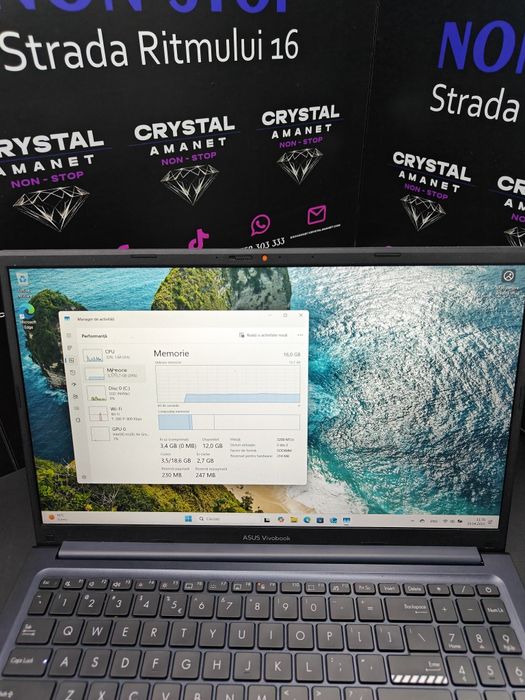 Asus Vivobook  i7  / Gen 12th / 8 GB RAM / Intel Iris Xᵉ Graphics