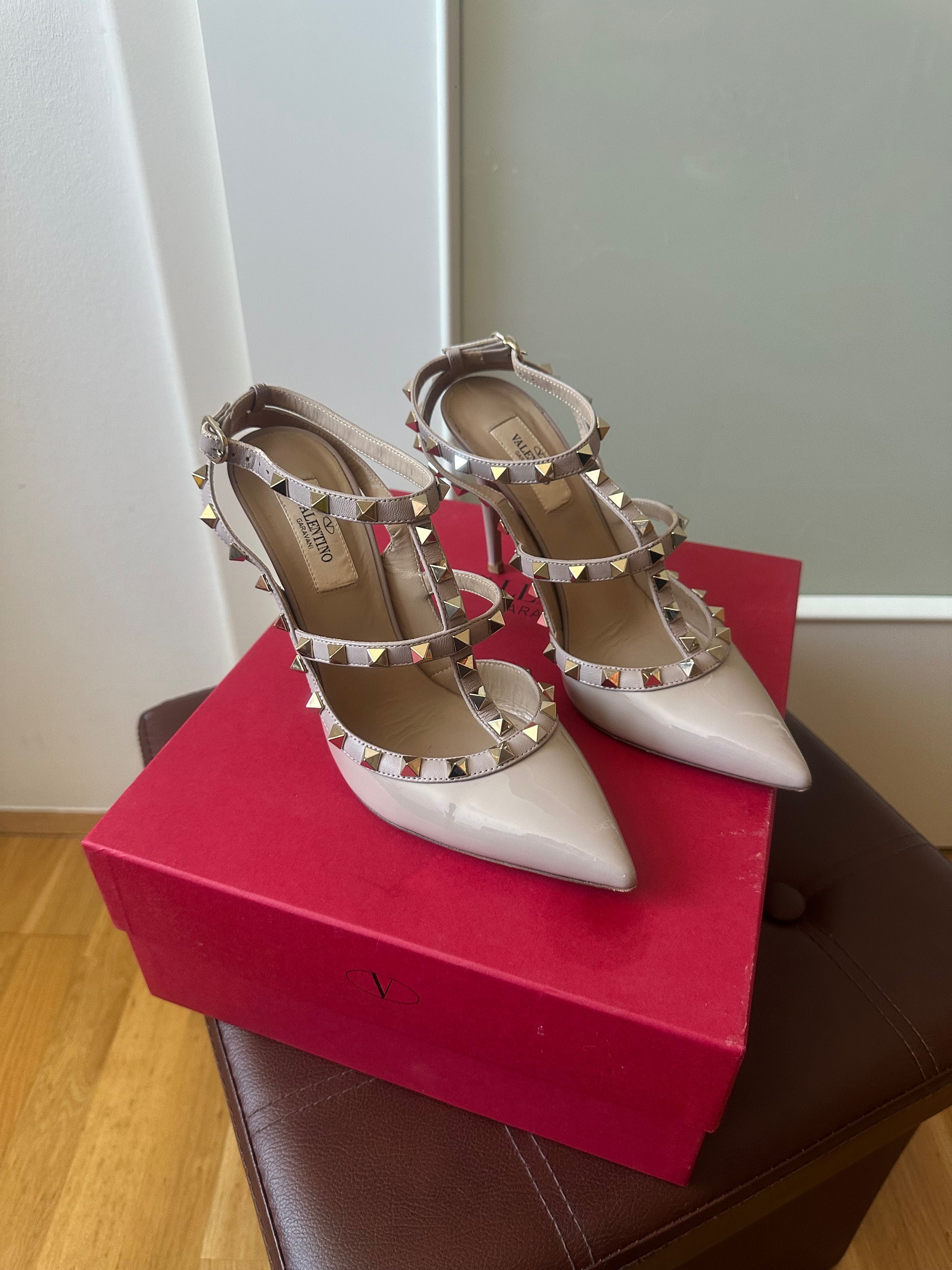 Pantofi Valentino Rockstud originali cu bon