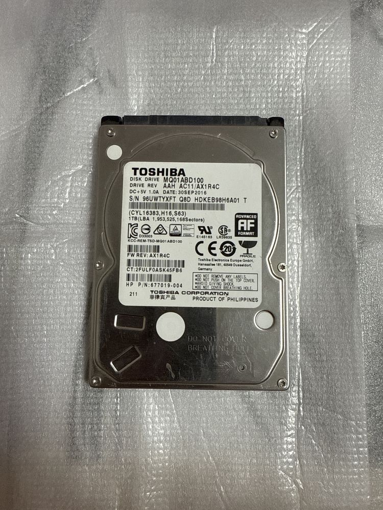 TOSHIBA жёсткий диск 1 террабайт