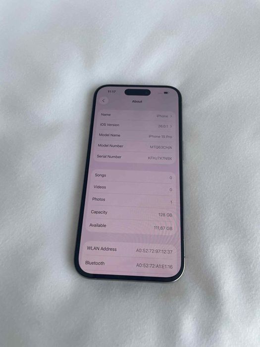 iPhone 15 Pro 128GBTitanium Natural