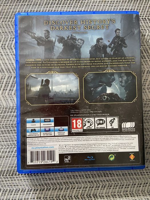 Игра За PS4 The Order 1886