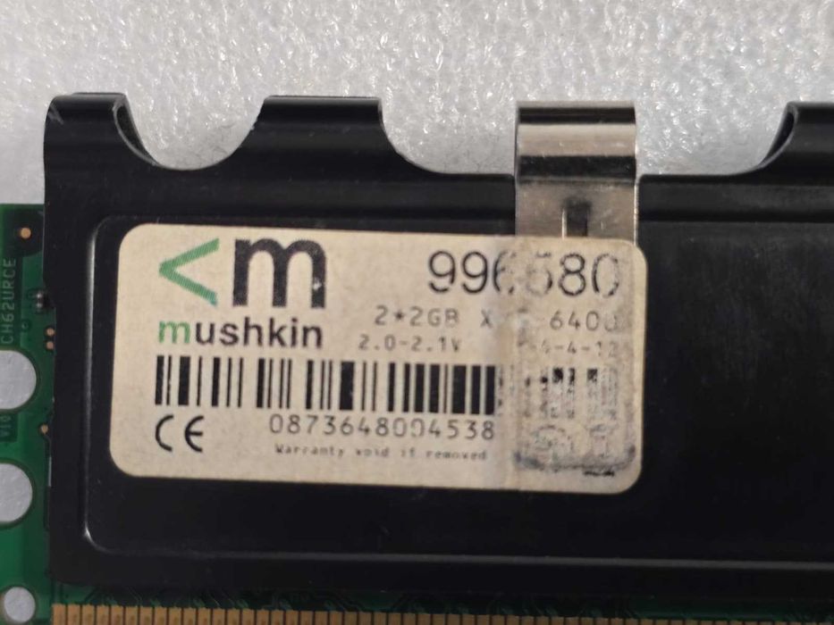Kit memorie RAM desktop Mushkin 4GB (2x2GB) DDR2 800MHz 996580