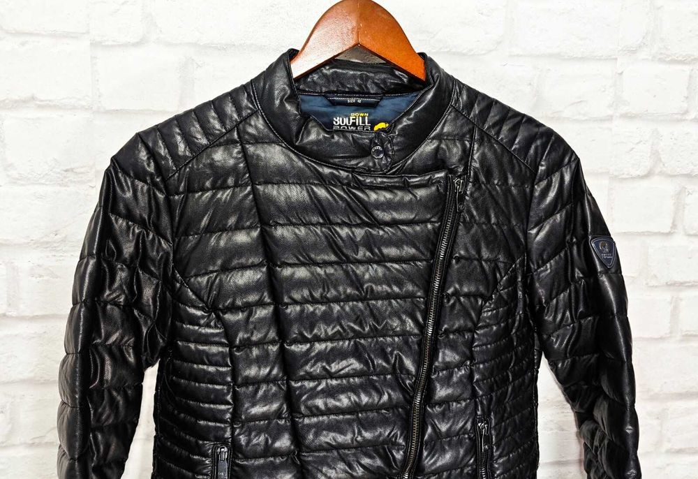 Ciesse Piumini Дамско пухено  кожено яке с пух агнешка кожа размер S