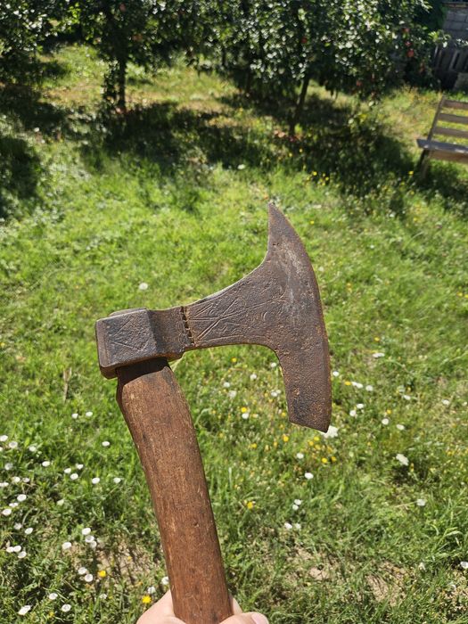 Barda secure topor vechi de colecție
