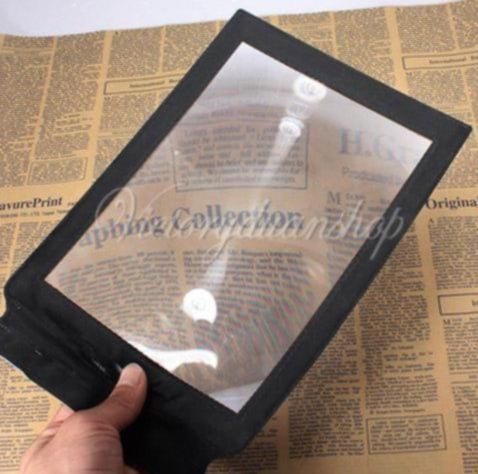 Голяма удобна лупа с 3Х увеличение 15 лв.

Лупата е много удобна за че