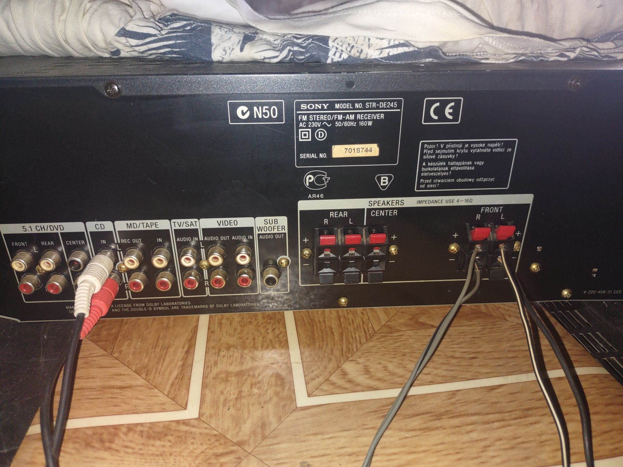 SONY receiver pe