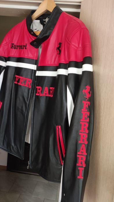 Мъжко кожено яке Ферари