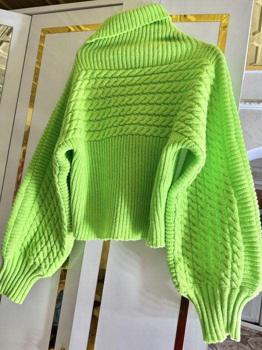 Bluză din tricot verde
