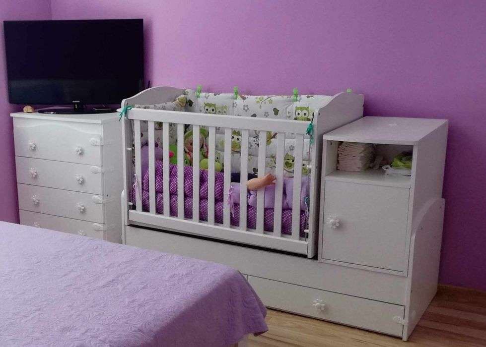 Трансформиращо легло  и скрин Dizain Baby