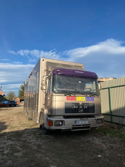 Man M02 Camion transport pentru 6 cai si dormitor 2 locuri