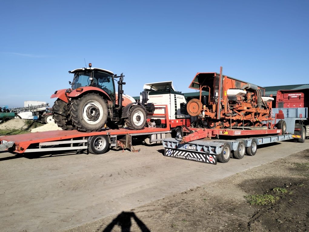 Tractări auto Alexandria și judetul Teleorman Transport tractor combin