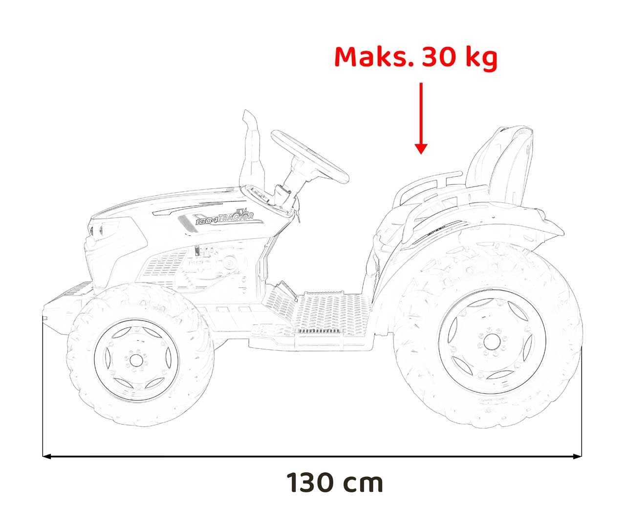 Masinuta eIectrica pt copii Autokids FARMER TRUCK GROW 1804 (306)Verde