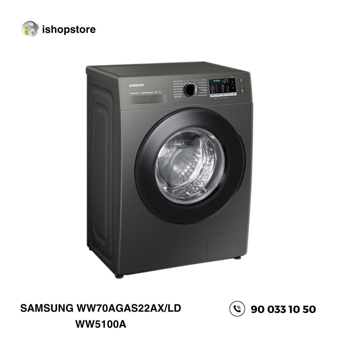 SAMSUNG WW70AGAS22AX/LD WW5100A (7kg) Muddatli to'lov 595 000 so'mdan