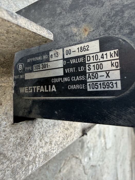CARLIG+ARMATURA SPATE AUDI A4 B7 an 2005-2008 Westfalia cui detasabil