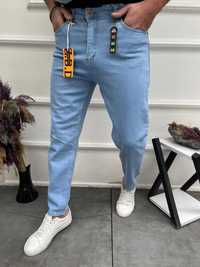 Модные мужские джинсы, зауженные (0089)