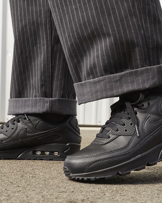 Nike Air Max 90 Leather All Black