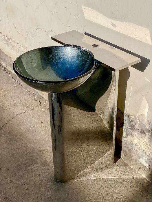 Раковина новая, стеклянная чаша