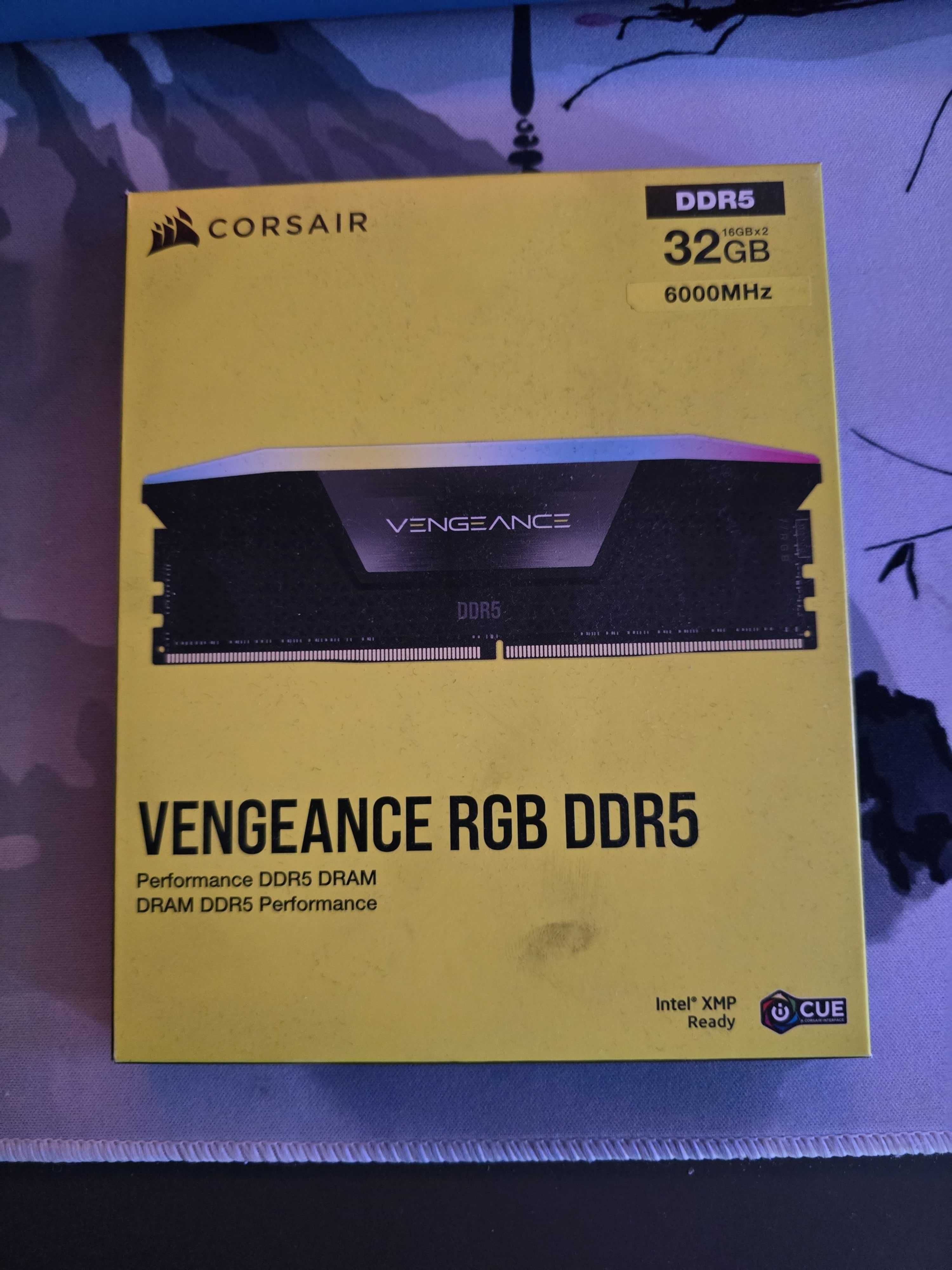 Memorie / Rami Corsair Vengeance RGB 32GB DDR5 6000MHz CL36