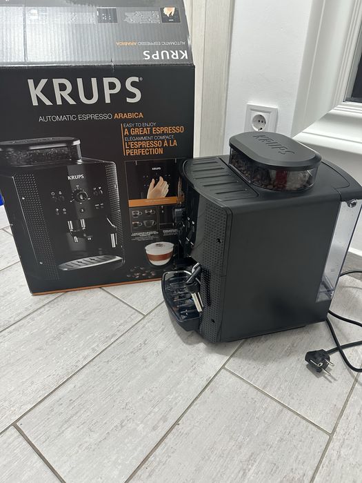 Espressor cafea boabe Krups +1kg lavazza