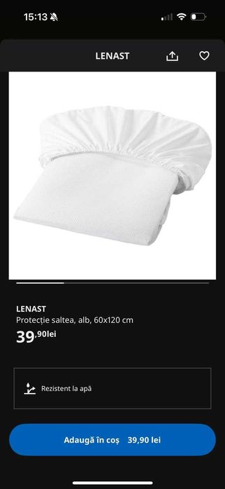 Patut NOU Ikea pentru copii + saltea