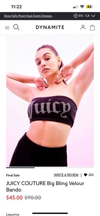 Juicy Couture топ
