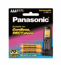 аккумулятор для радиотелефона Panasonic AAA 650 mAh  2 штуки Original