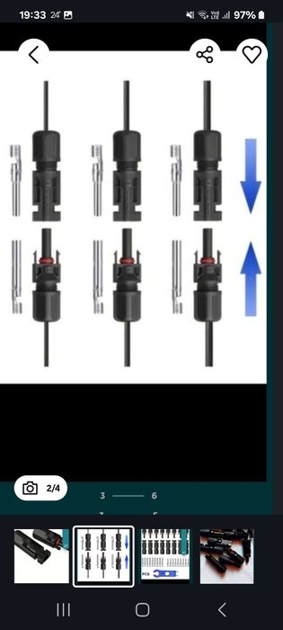 Conectori solari mc 4 10 perechi noi