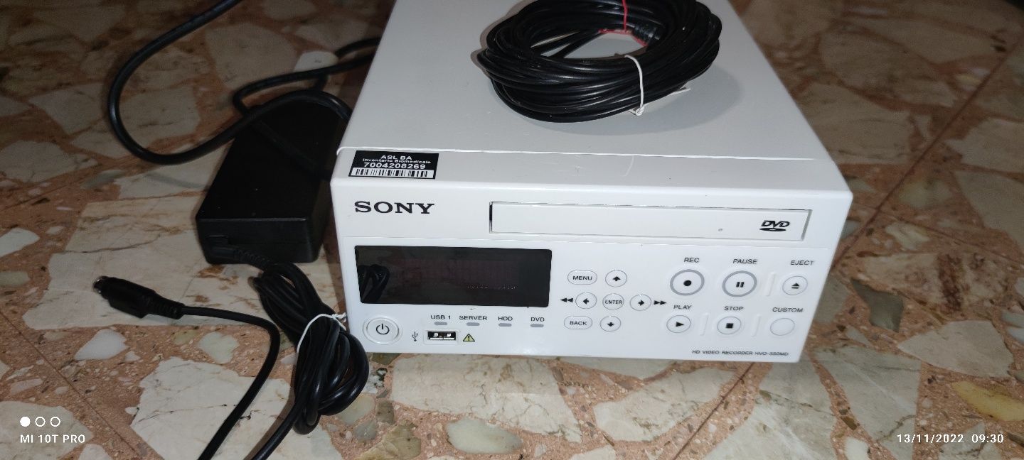 SONY HVO-55MD Registratore medical DVD / USB / NAS in perfecta stare
