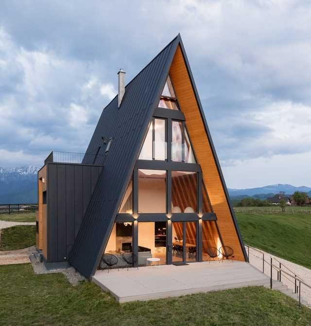 Case si cabane din lemn A-Frame