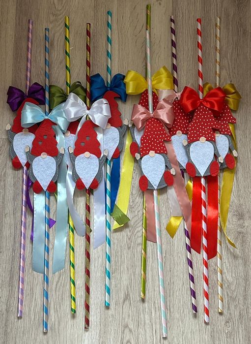 Lot 50 nuieluse( 70 cm )decorate pentru Moș Nicolae