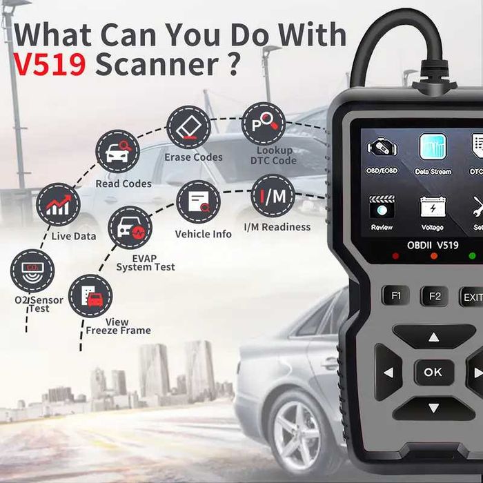 Tester OBD2 - profesionist - Instr. diagnostic. orice masina dupa 1996