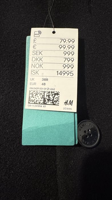 Palton barbatesc H&M