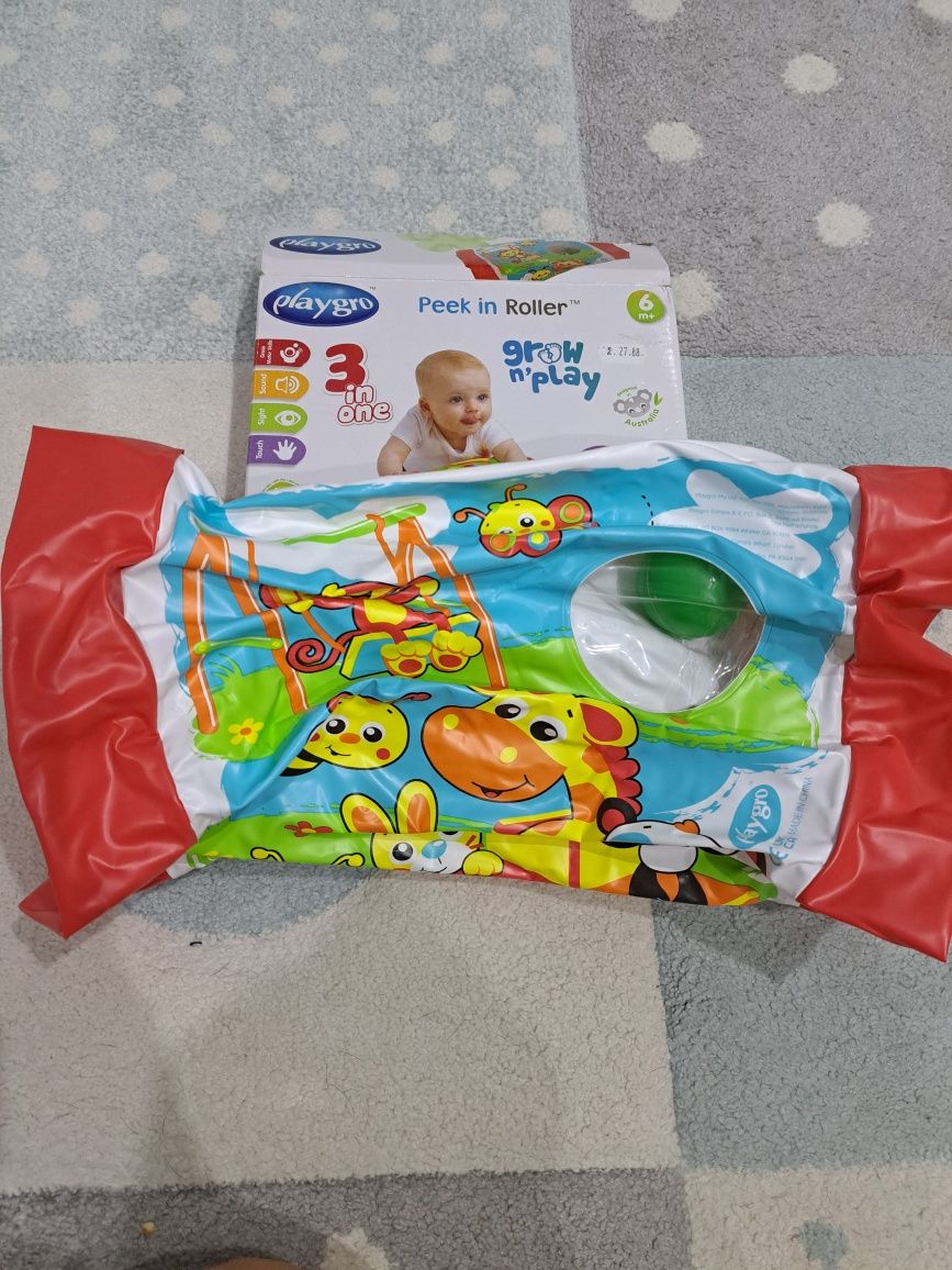 Playgro Надуваема играчка ВАЛЯК 6+м ЧЕРВЕН