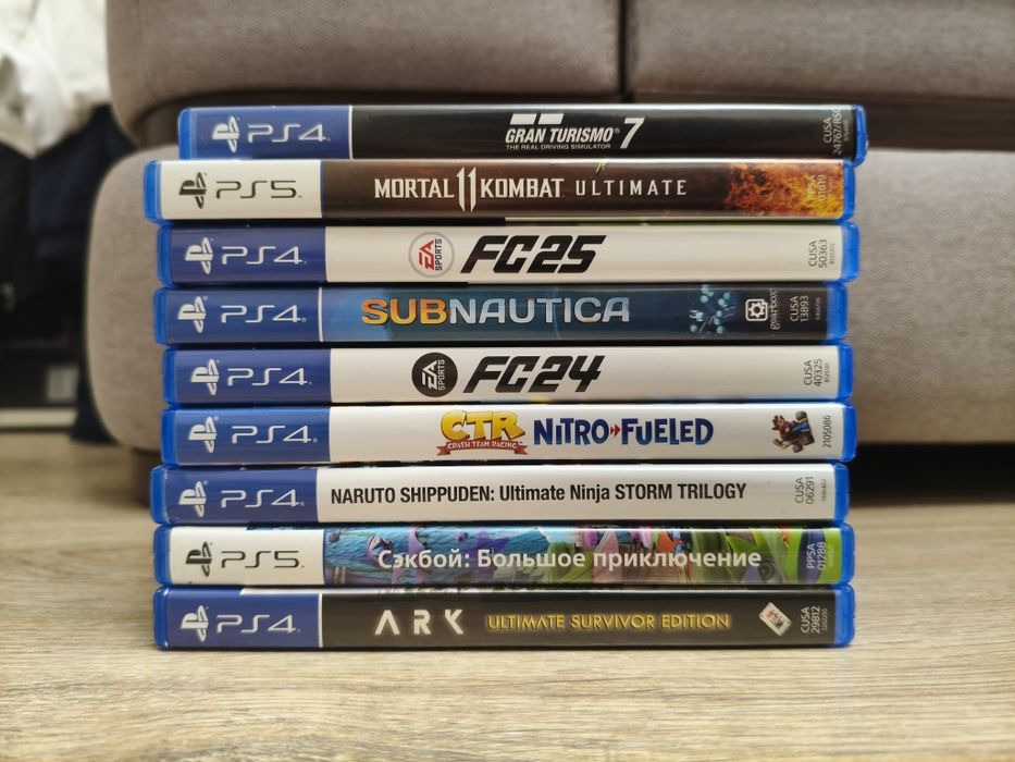 Диск на PS4, PS5  9 дисков в отличном состоянии