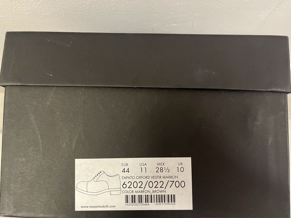 Pantofi piele Massimo Dutti 44