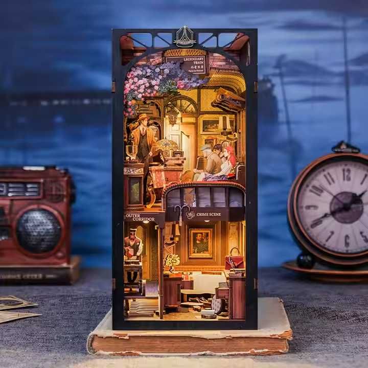 3D Пъзел, BOOK NOOK, Декорация на Библиотека, Разделител за Книги