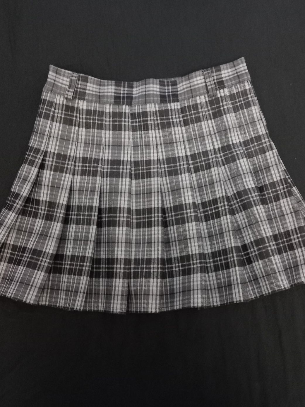 Мини юбка в складку XL