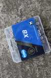 KMC X8 8vit. lant bicicleta grey/silver + connector link