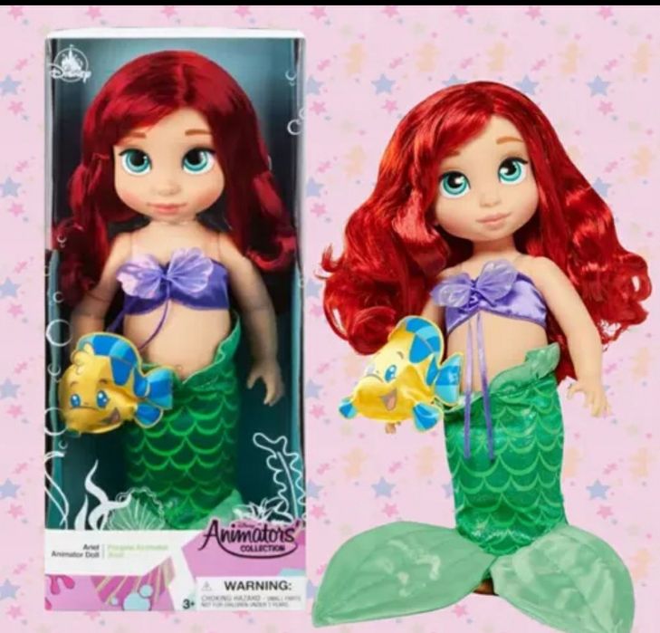 Оригинална кукла Ариел Малкaта русалка от Disney, Animators Collection
