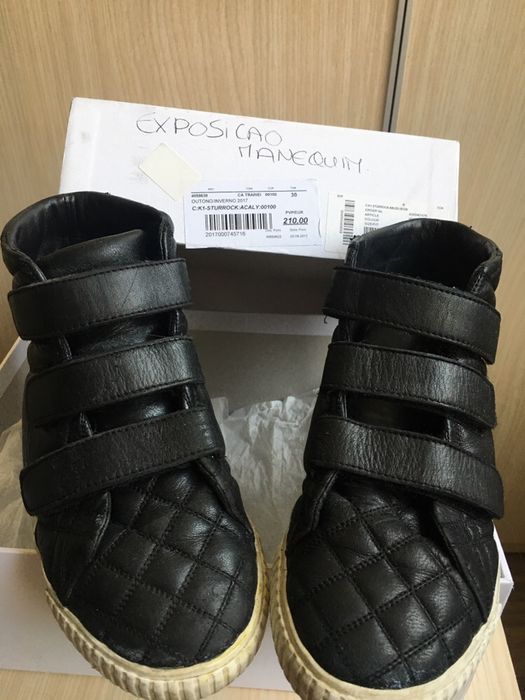 Детски кожени обувки BURBERRY