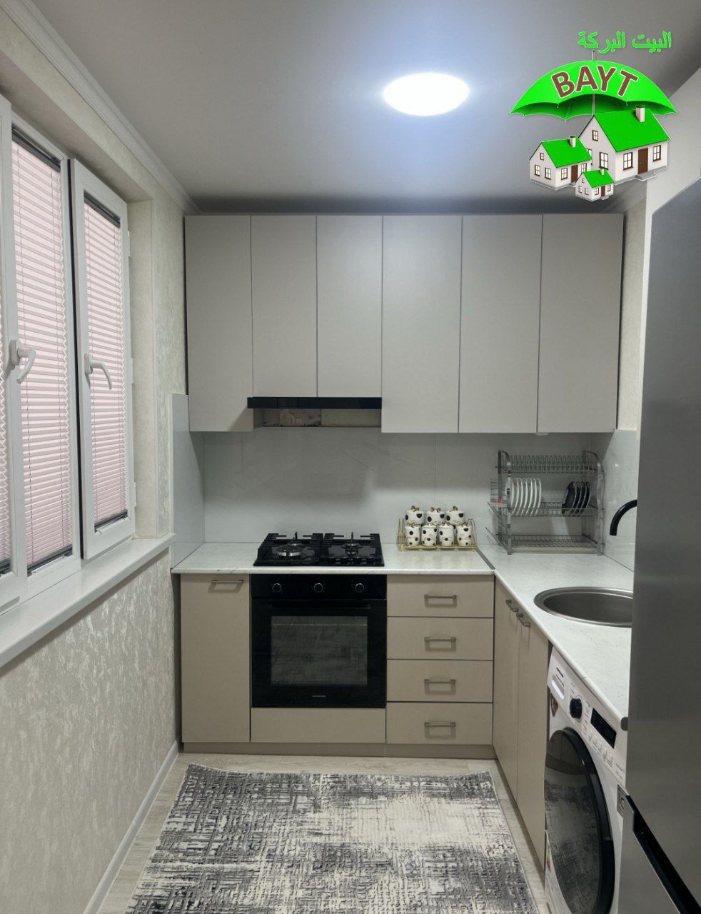#МУКУМИЙ, Балкон 2×6, 70м²,Разделка, 3в4, Продаётся Евро Квартира