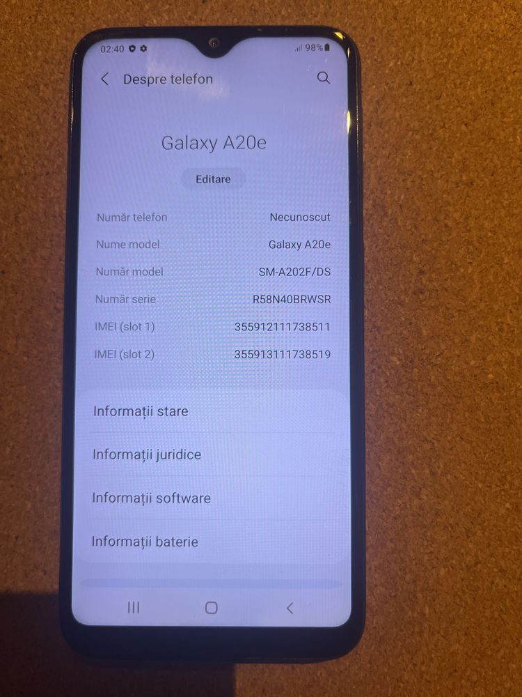 Samsung A20e 32 Gb ID-jgj500